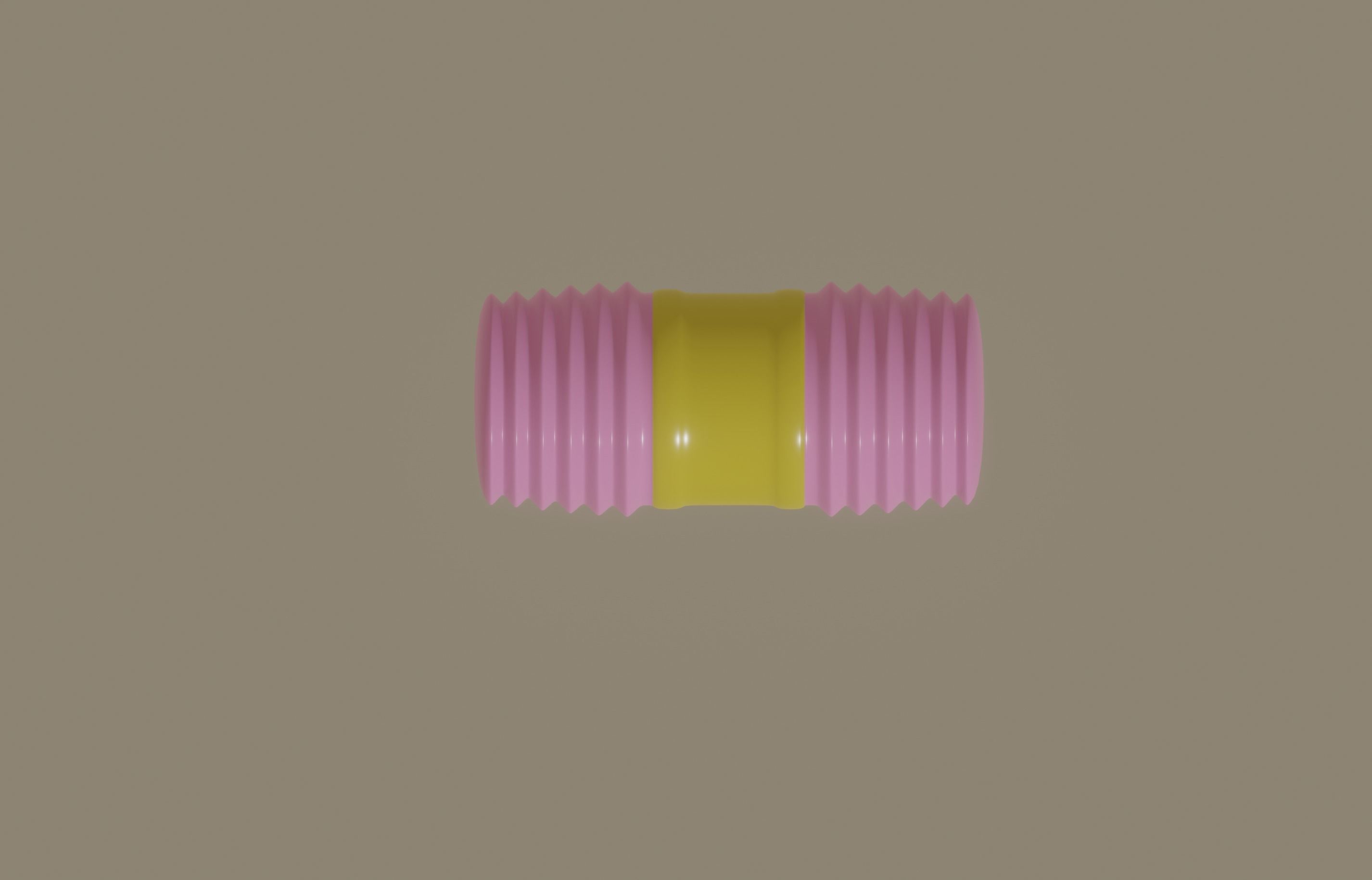 Toy Hammer 3D model_6