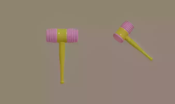 Toy Hammer 3D model