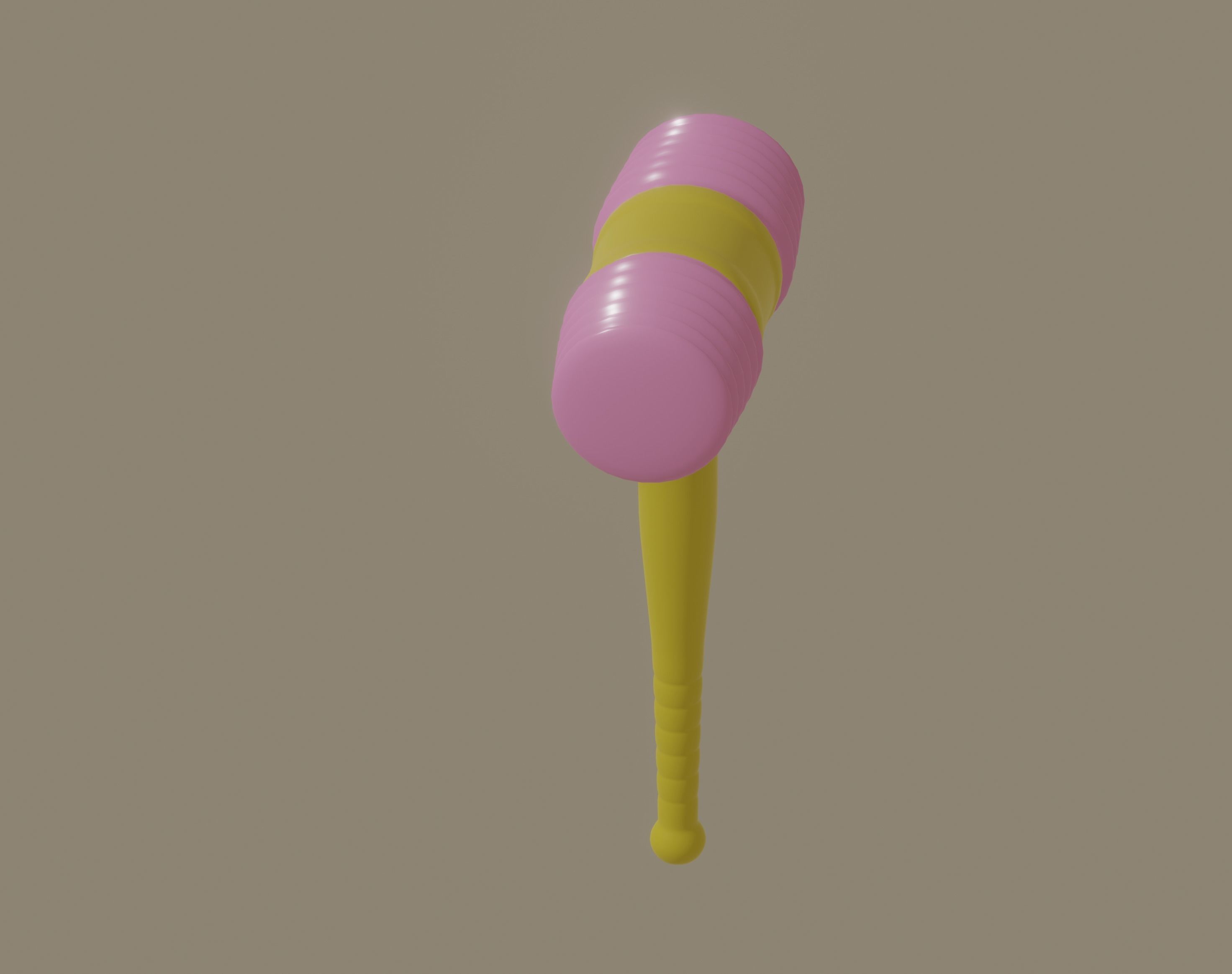 Toy Hammer 3D model_9