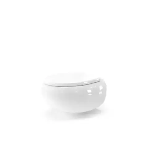 Sleek Modern Toilet Bowl 3D model