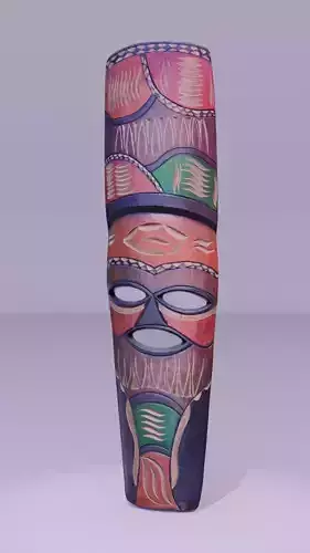 Decorative African wall Mask 09