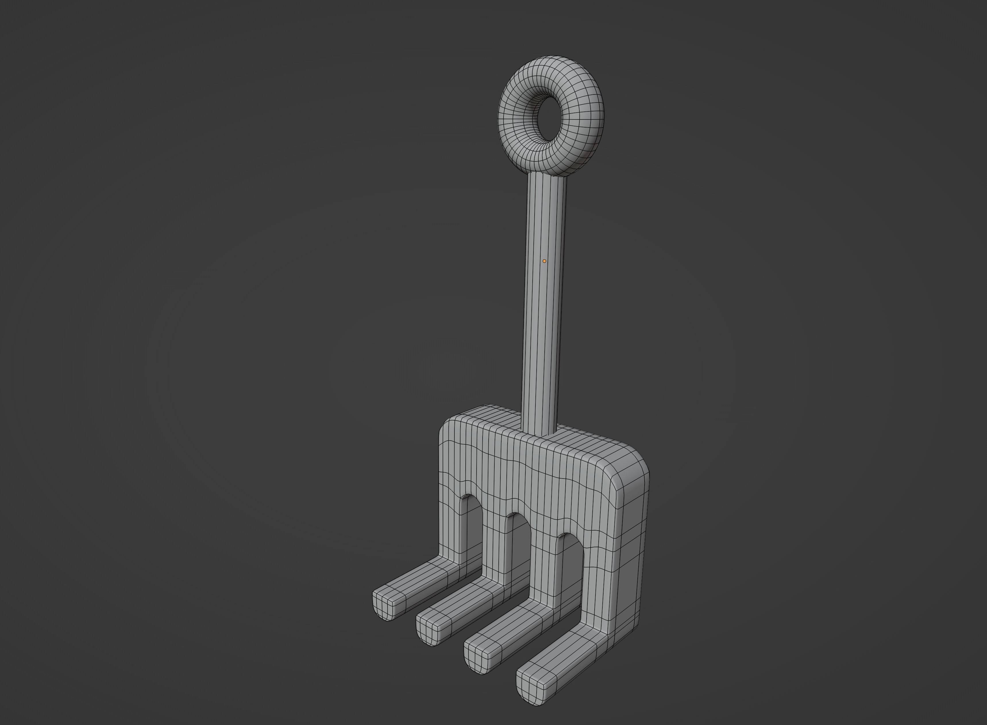 Toy Rake 3D model_14