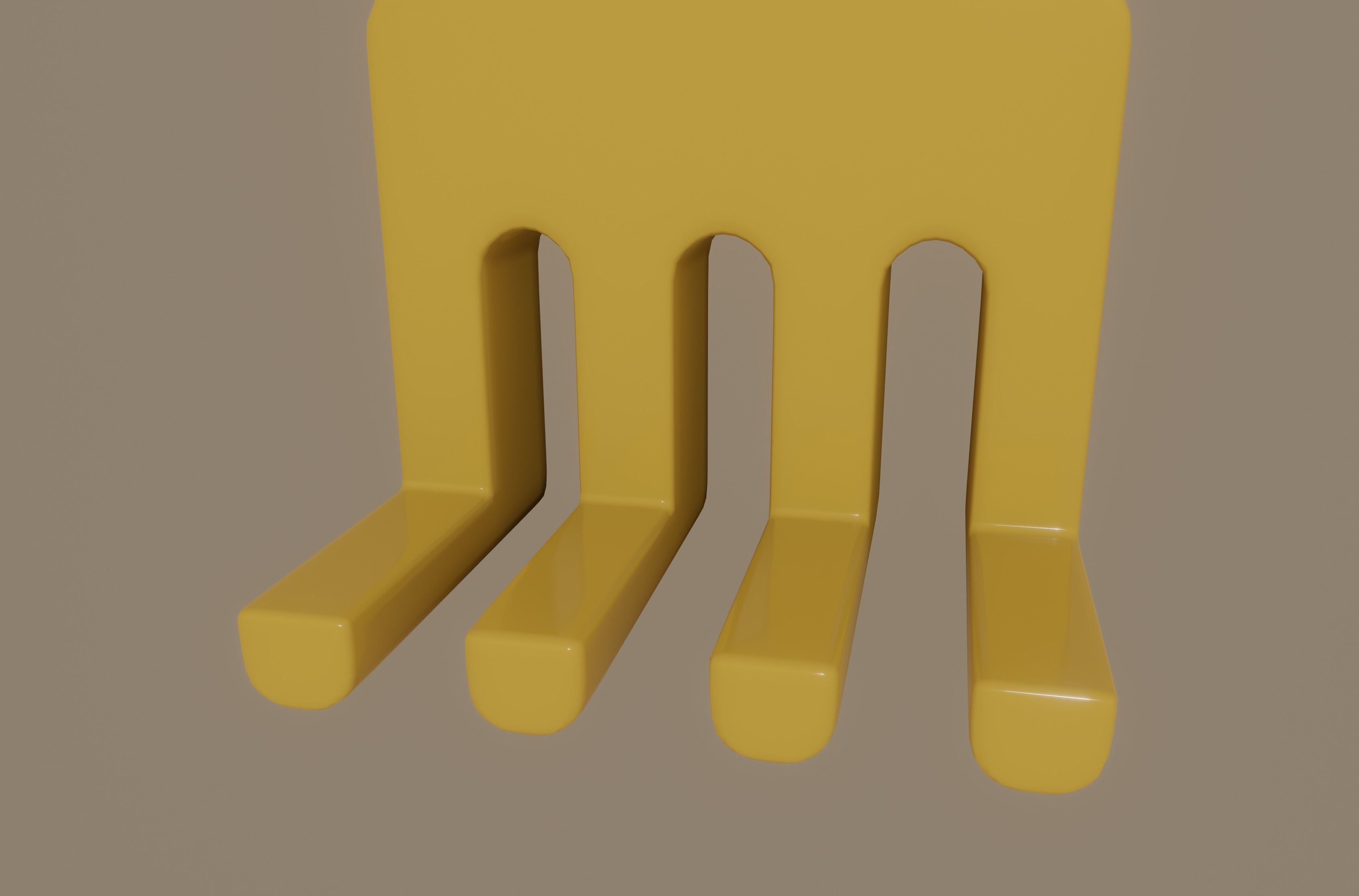 Toy Rake 3D model_10