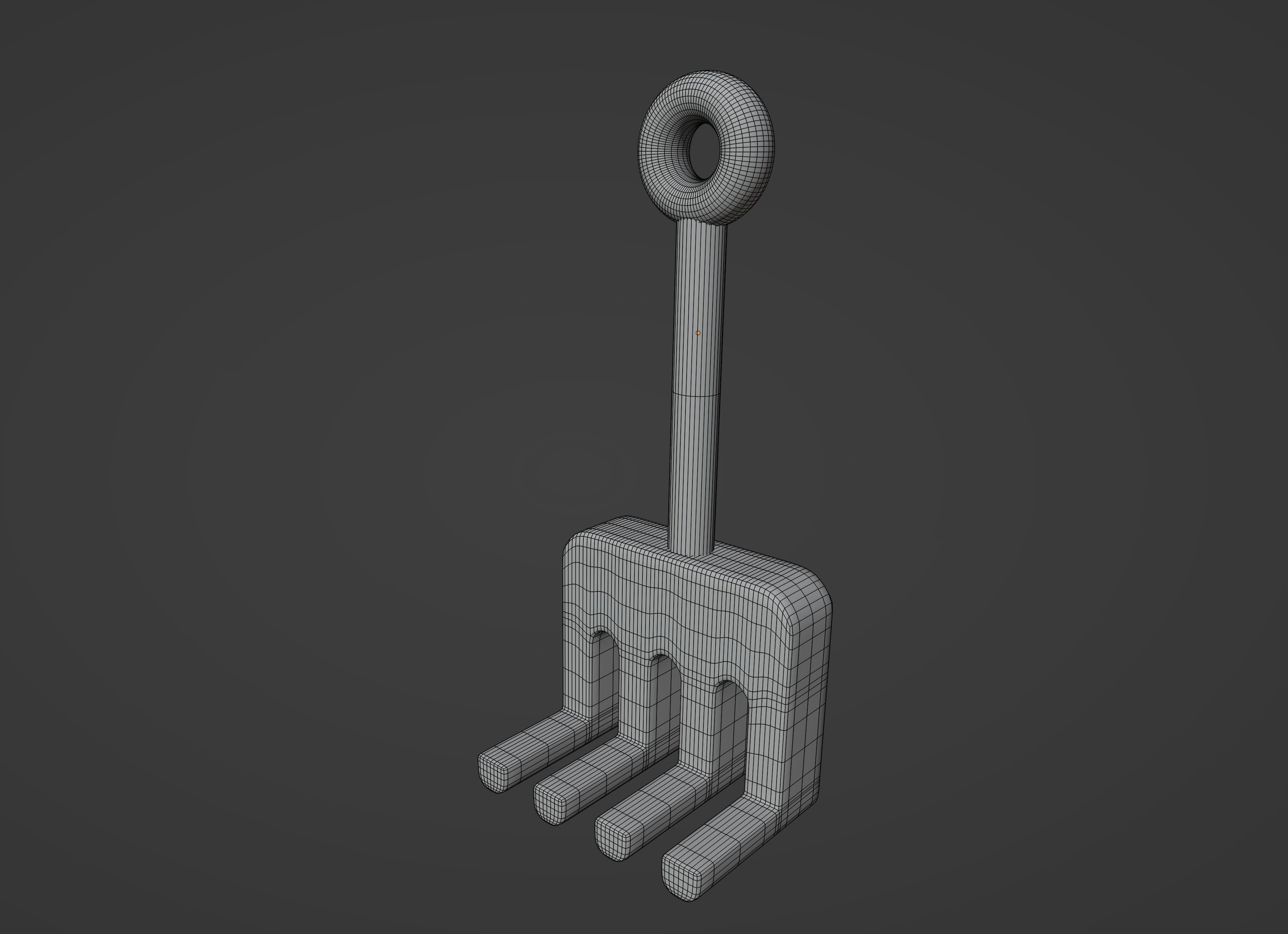 Toy Rake 3D model_15