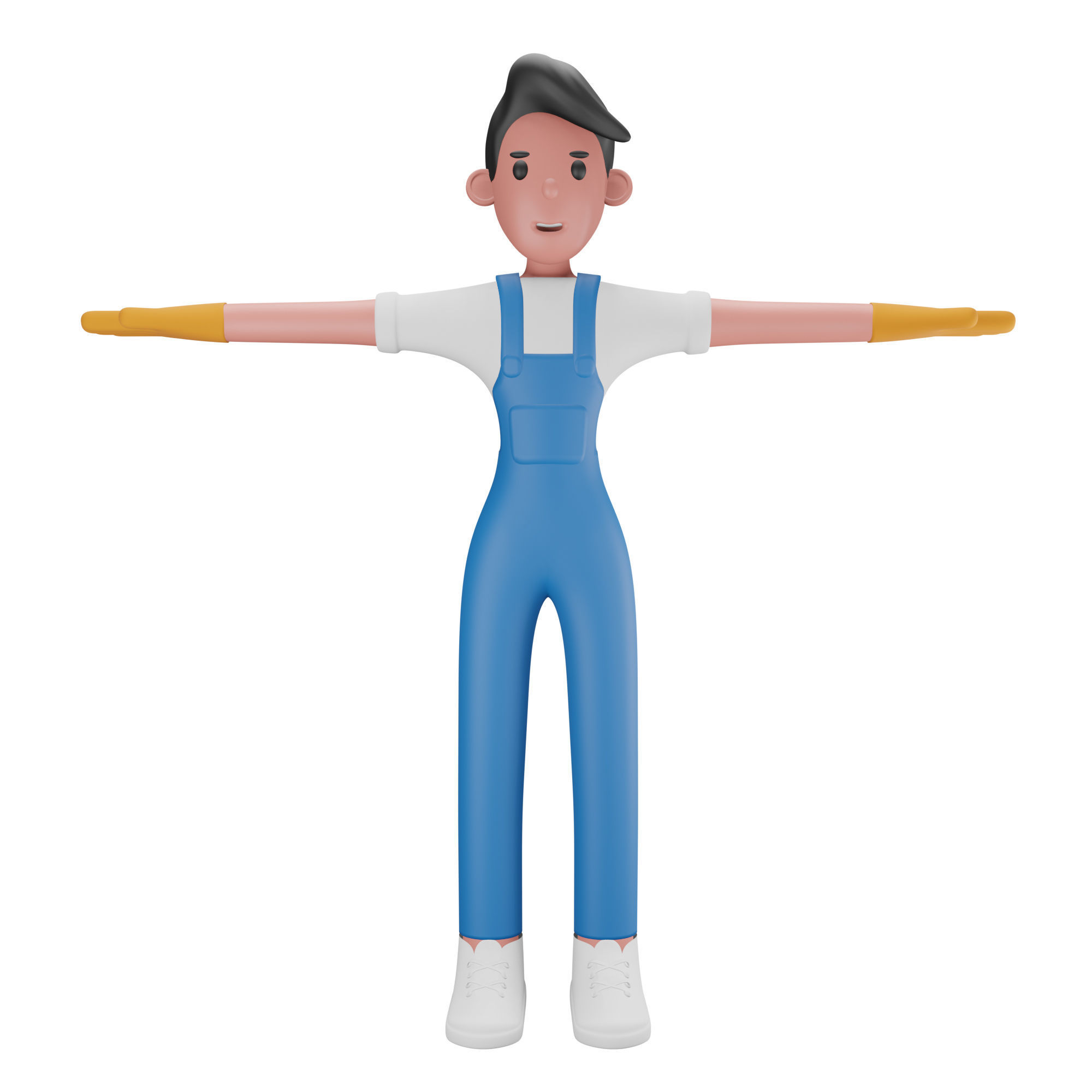 Cleaning Service Icon Pack 3D Model Low-poly 3D model_1