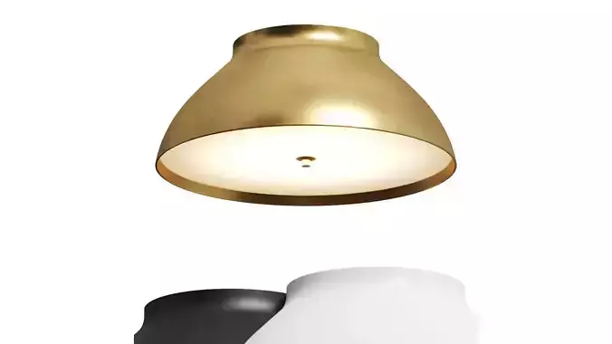 West Elm Luz Flushmount 3D model