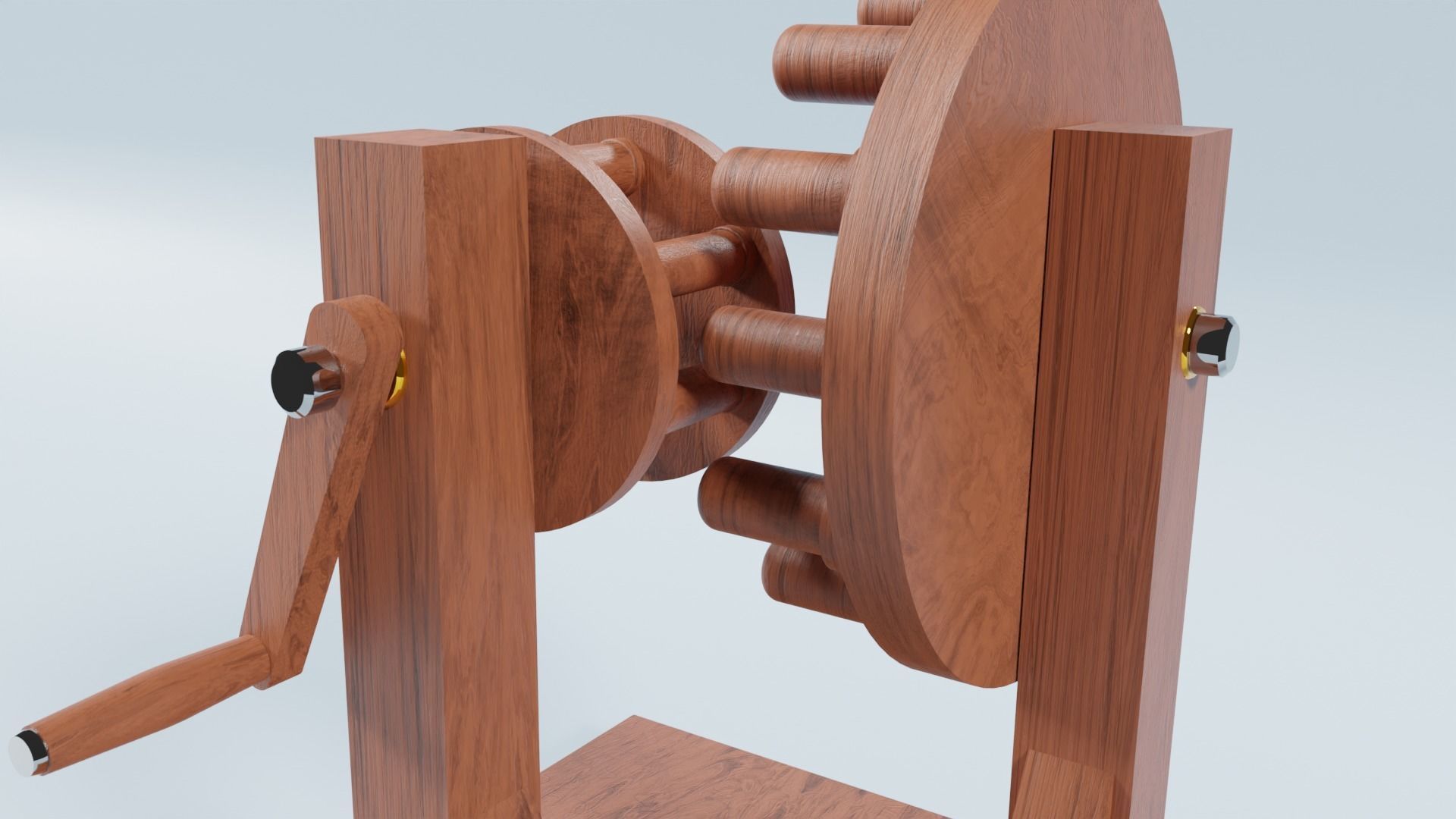 Lantern System 3D model_2