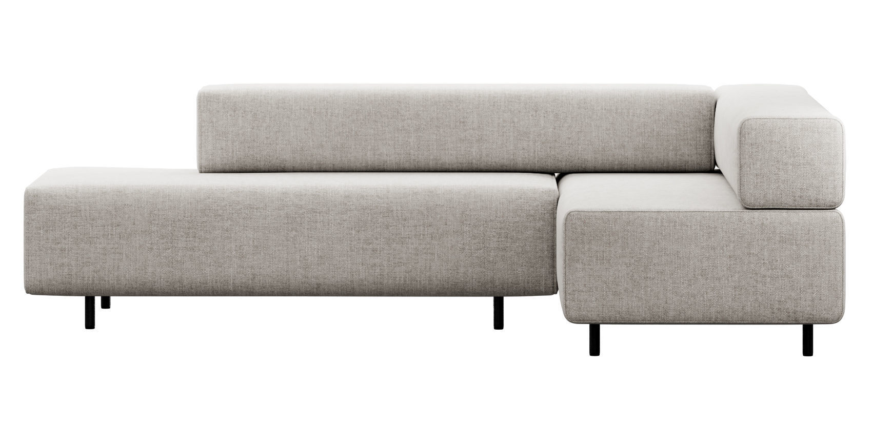 Block Party Corner Sofa by Poppin 3D model_11