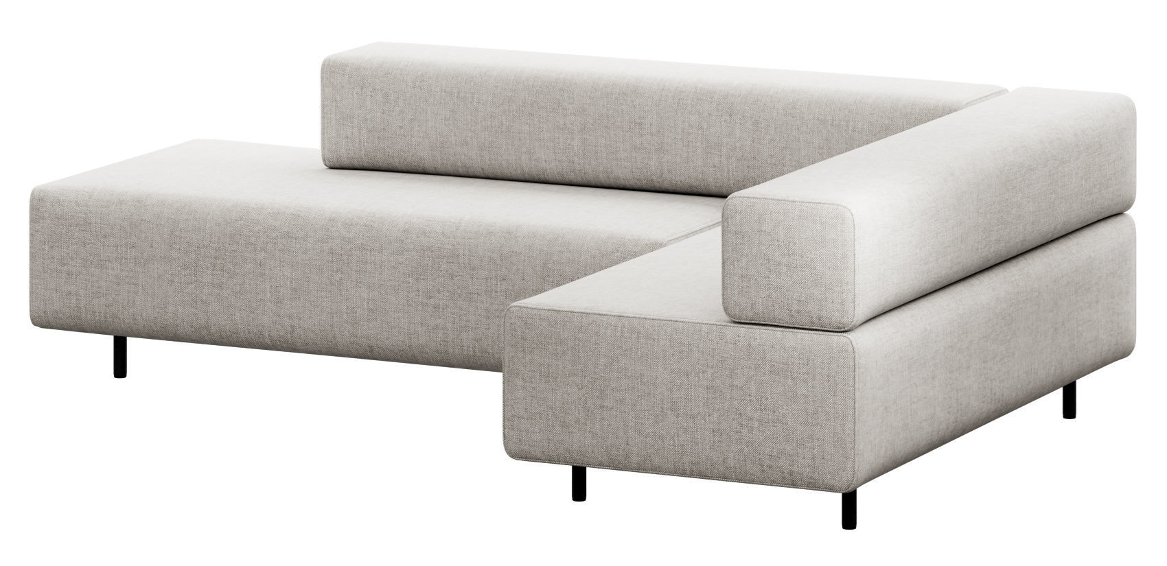 Block Party Corner Sofa by Poppin 3D model_19