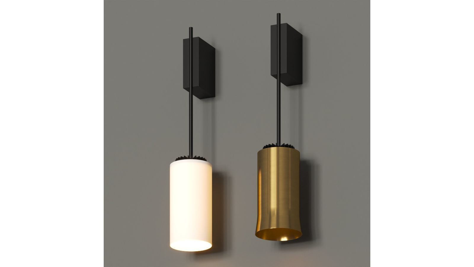 Santa and Cole Cirio Wall Lamps 3D model_1