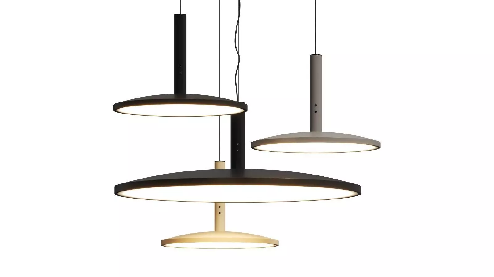 De Padova Poet Pendant Lamps 3D model