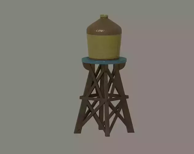 Water Tower 3D model