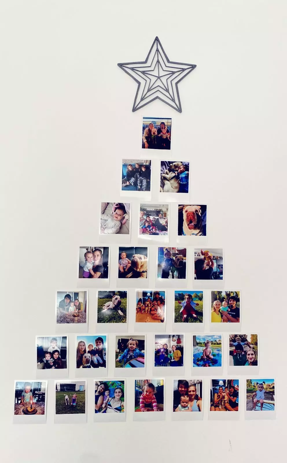   wall christmas star 3D print model_0