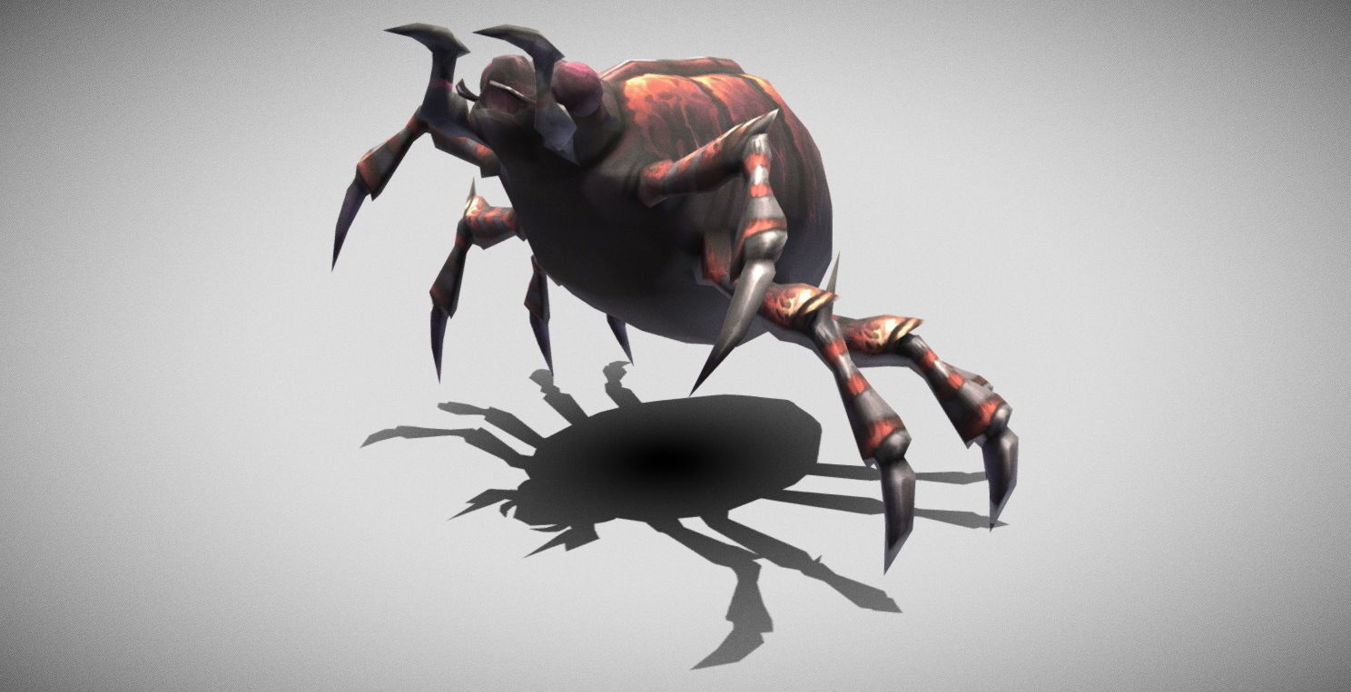 Dungeon Fantasy Monster - Mites Low-poly 3D model_15