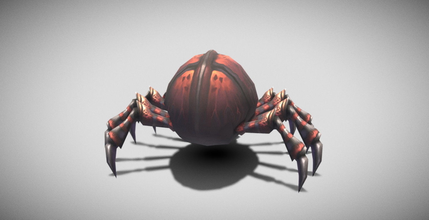 Dungeon Fantasy Monster - Mites Low-poly 3D model_10