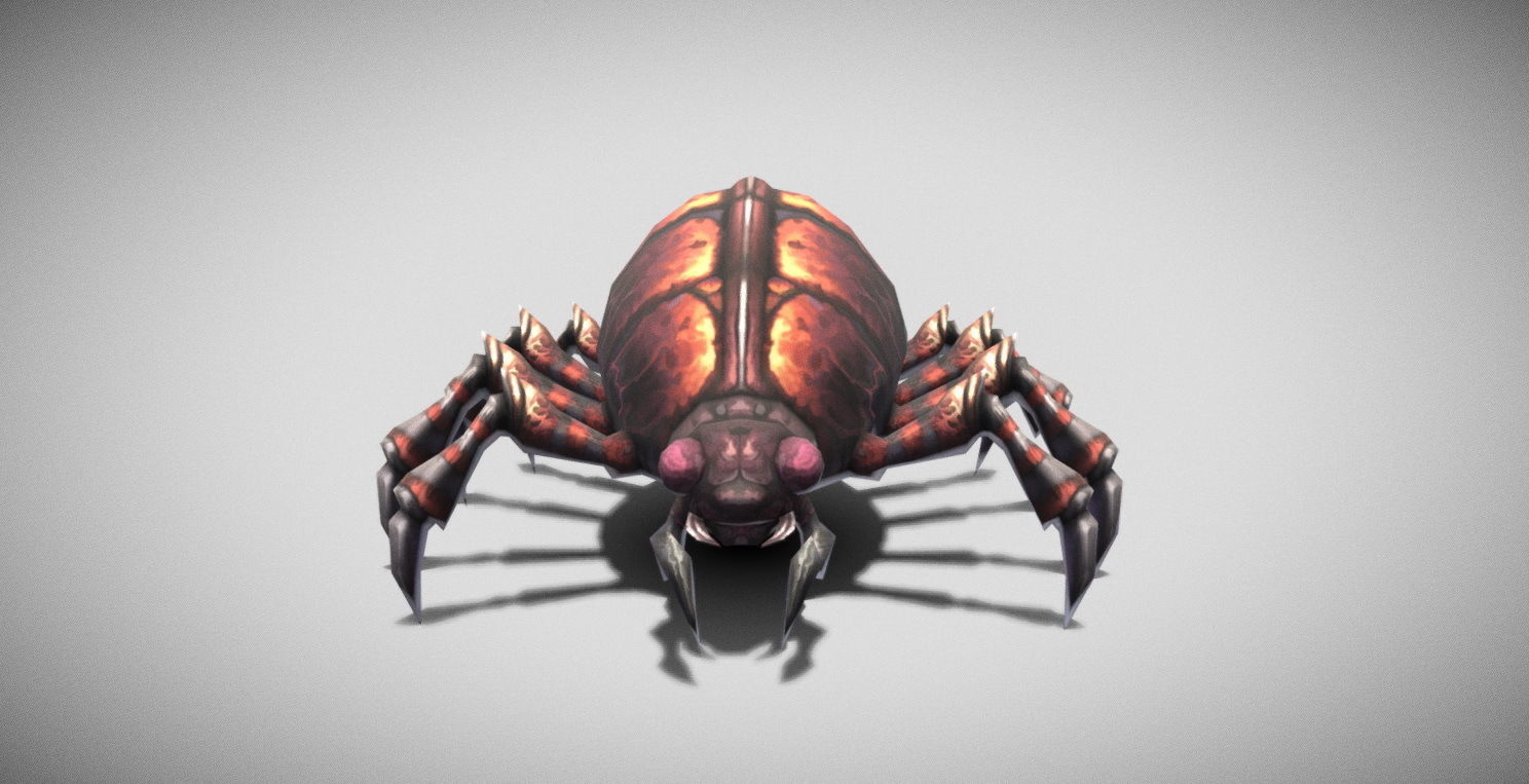 Dungeon Fantasy Monster - Mites Low-poly 3D model_5