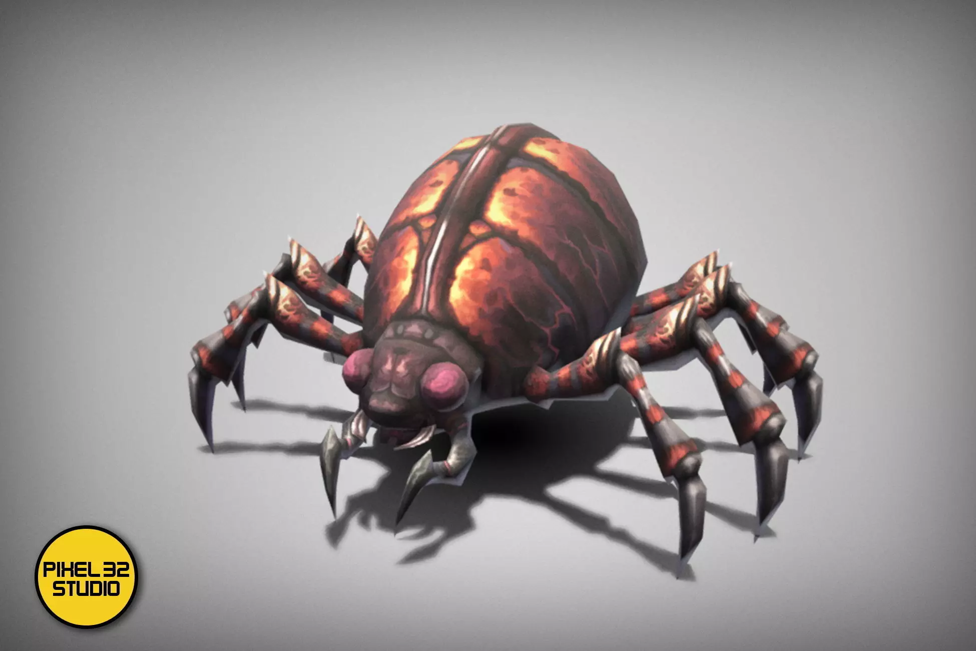 Dungeon Fantasy Monster - Mites Low-poly 3D model_0