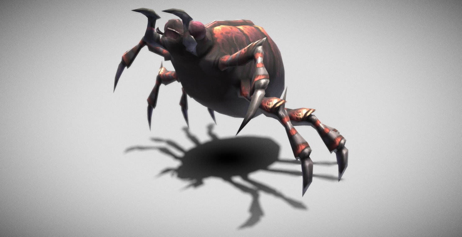 Dungeon Fantasy Monster - Mites Low-poly 3D model_14