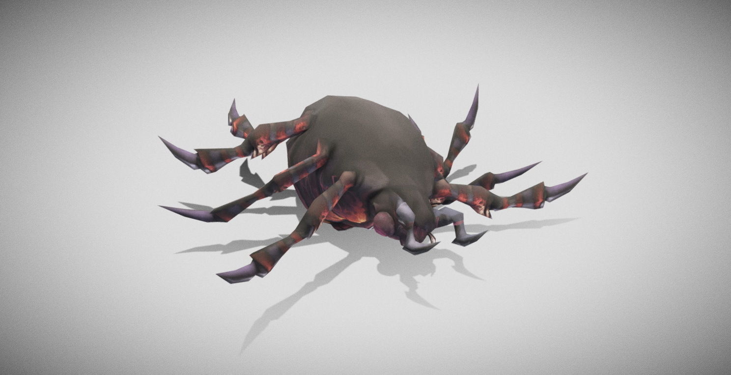 Dungeon Fantasy Monster - Mites Low-poly 3D model_19