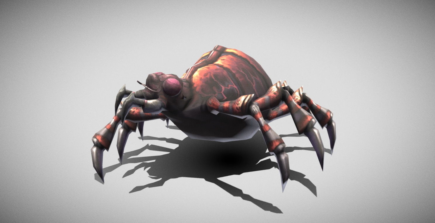 Dungeon Fantasy Monster - Mites Low-poly 3D model_18