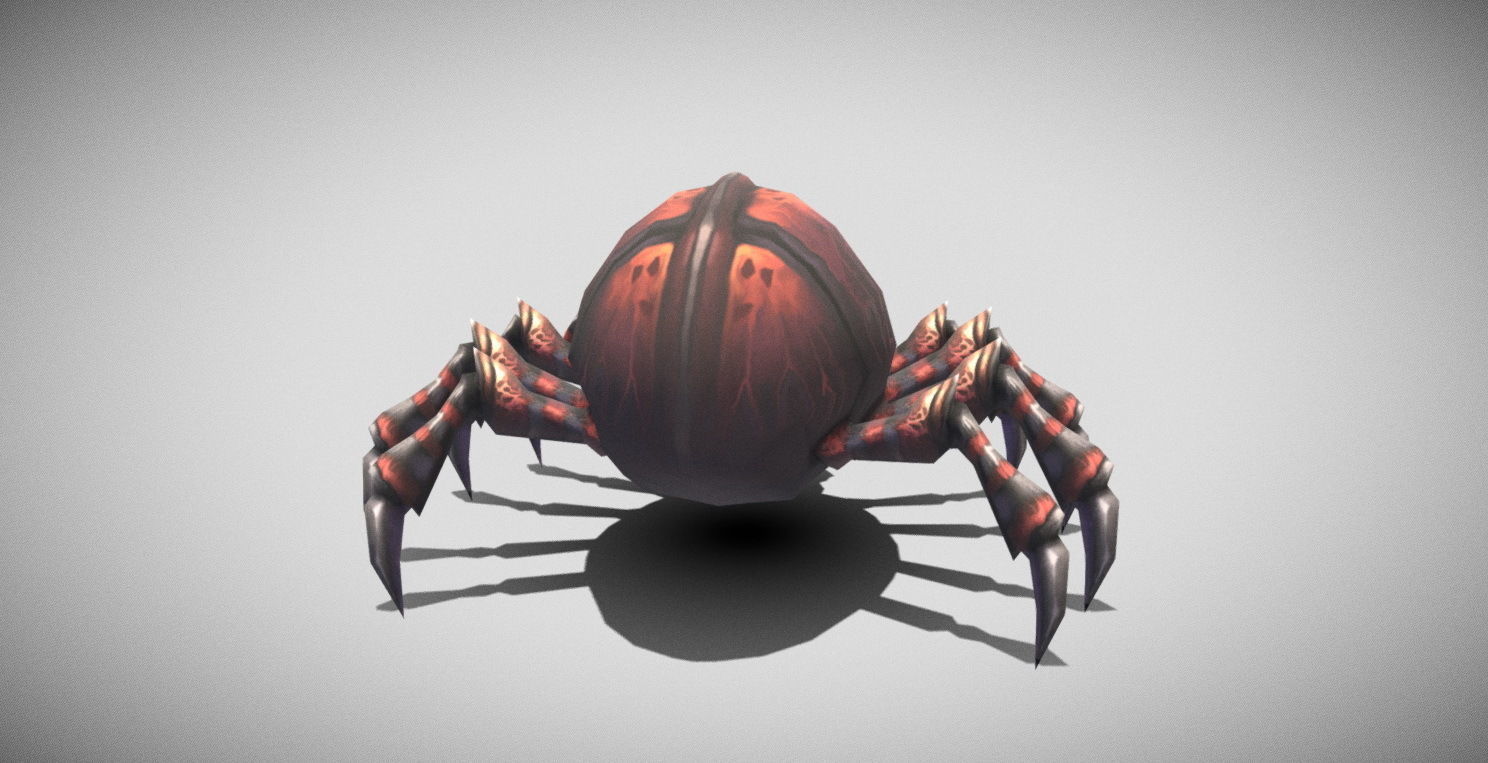 Dungeon Fantasy Monster - Mites Low-poly 3D model_11