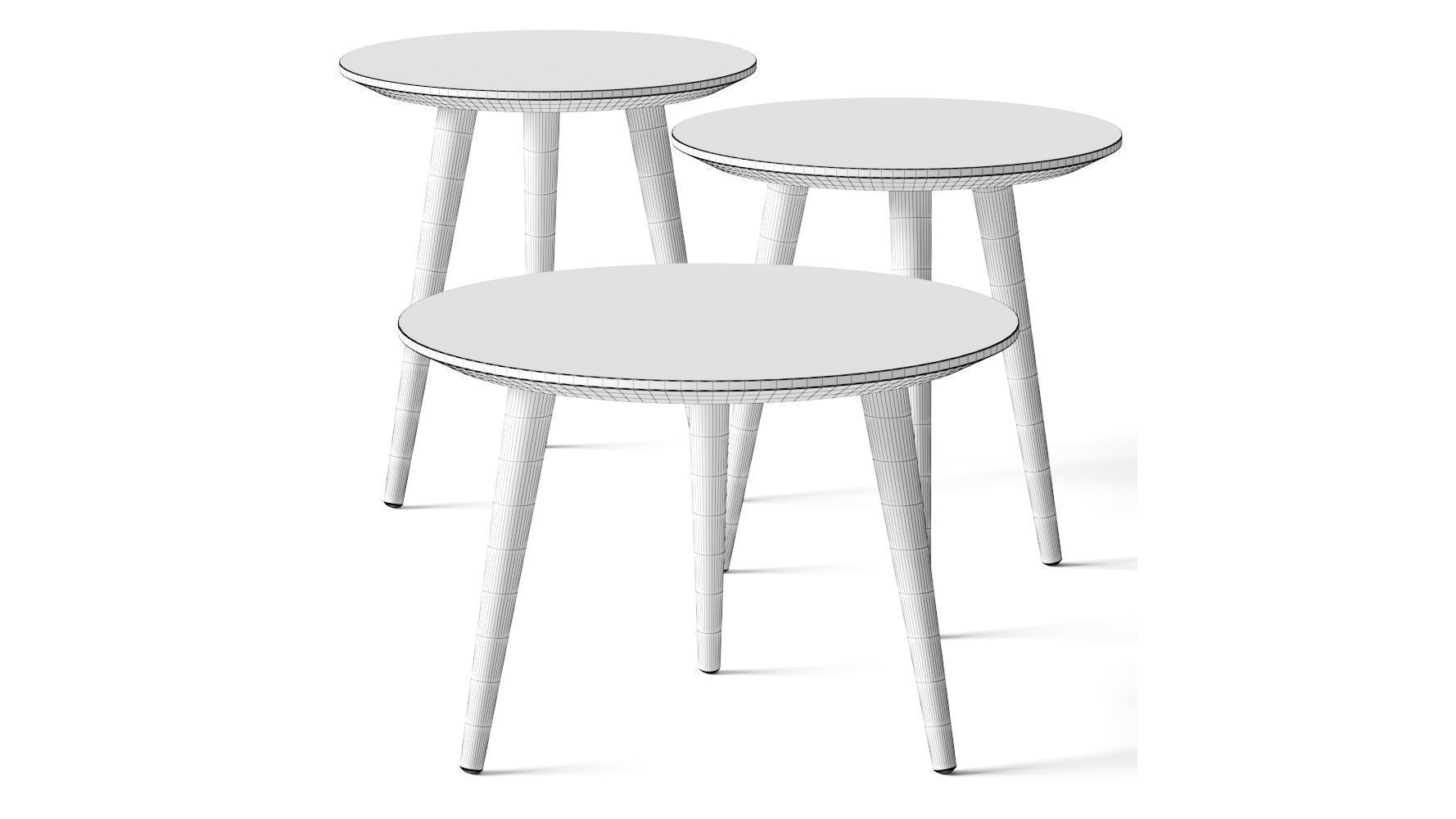 AndTradition In Between Coffee Tables 3D model_1