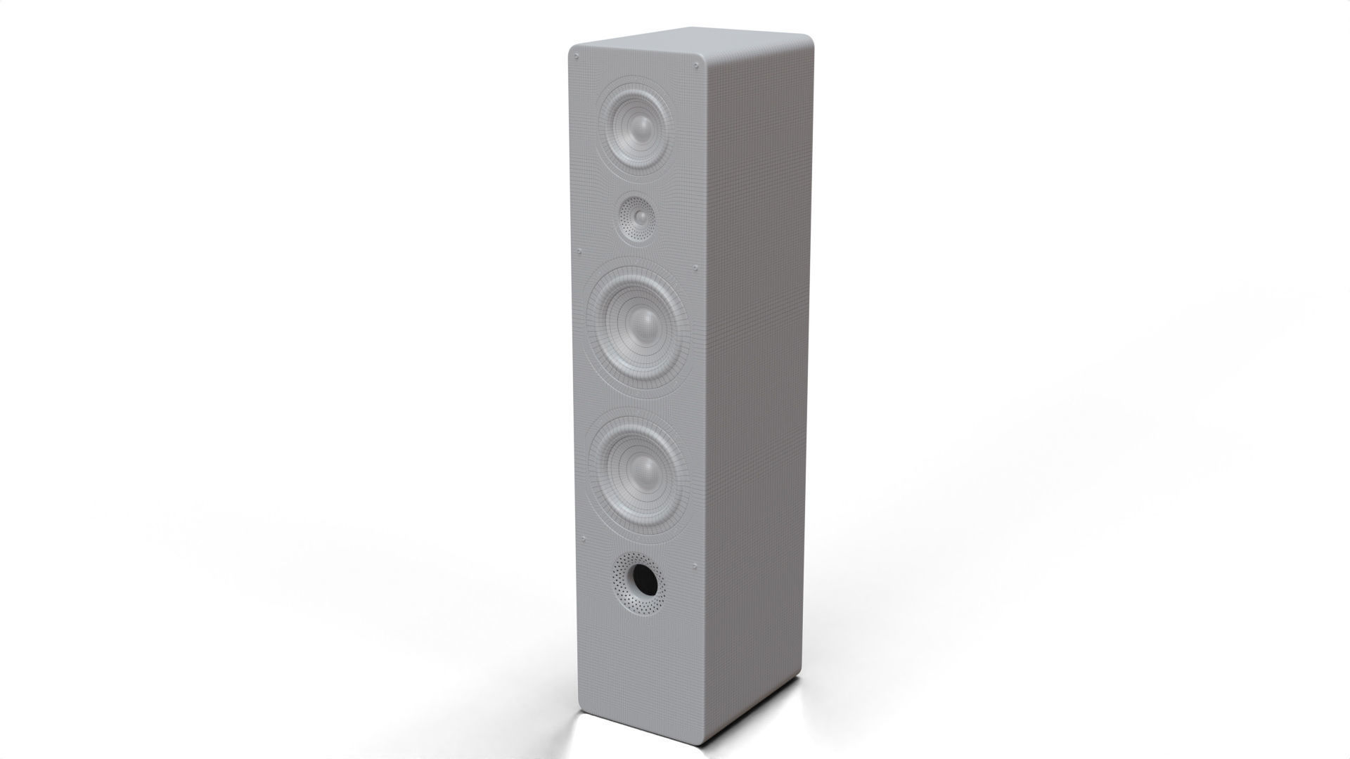 Taga Front Speaker 5 Colors 3D model_31