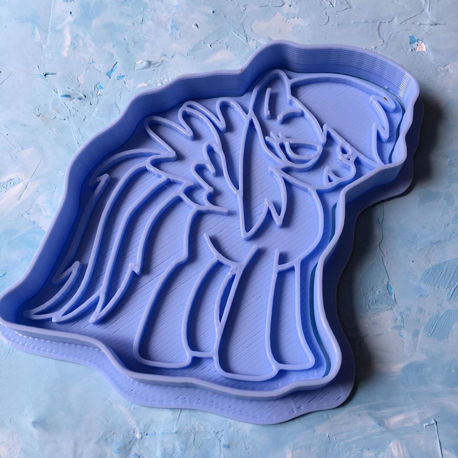 Unicorn Cookie Cutter 3D print model_2