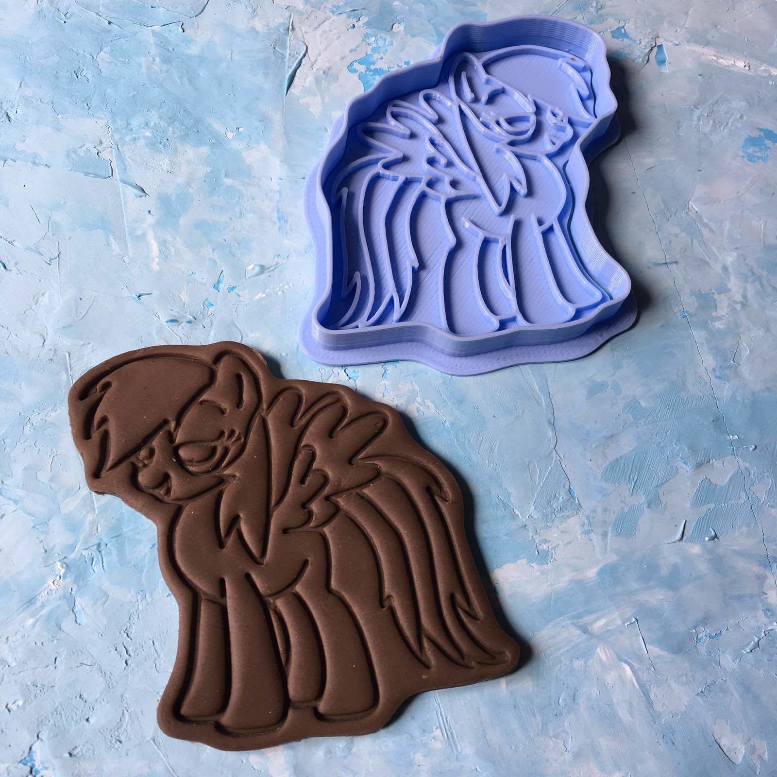 Unicorn Cookie Cutter 3D print model_1