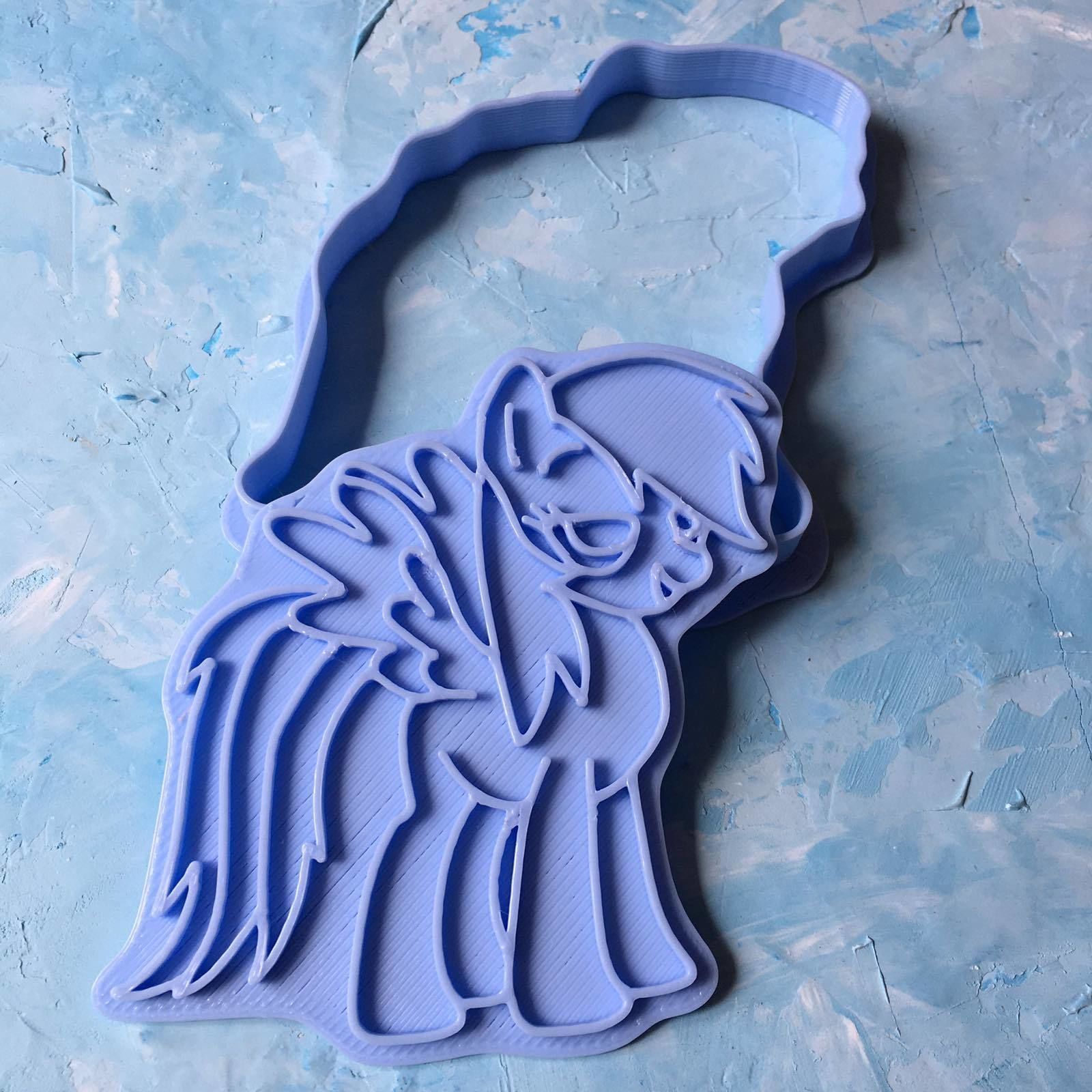 Unicorn Cookie Cutter 3D print model_3