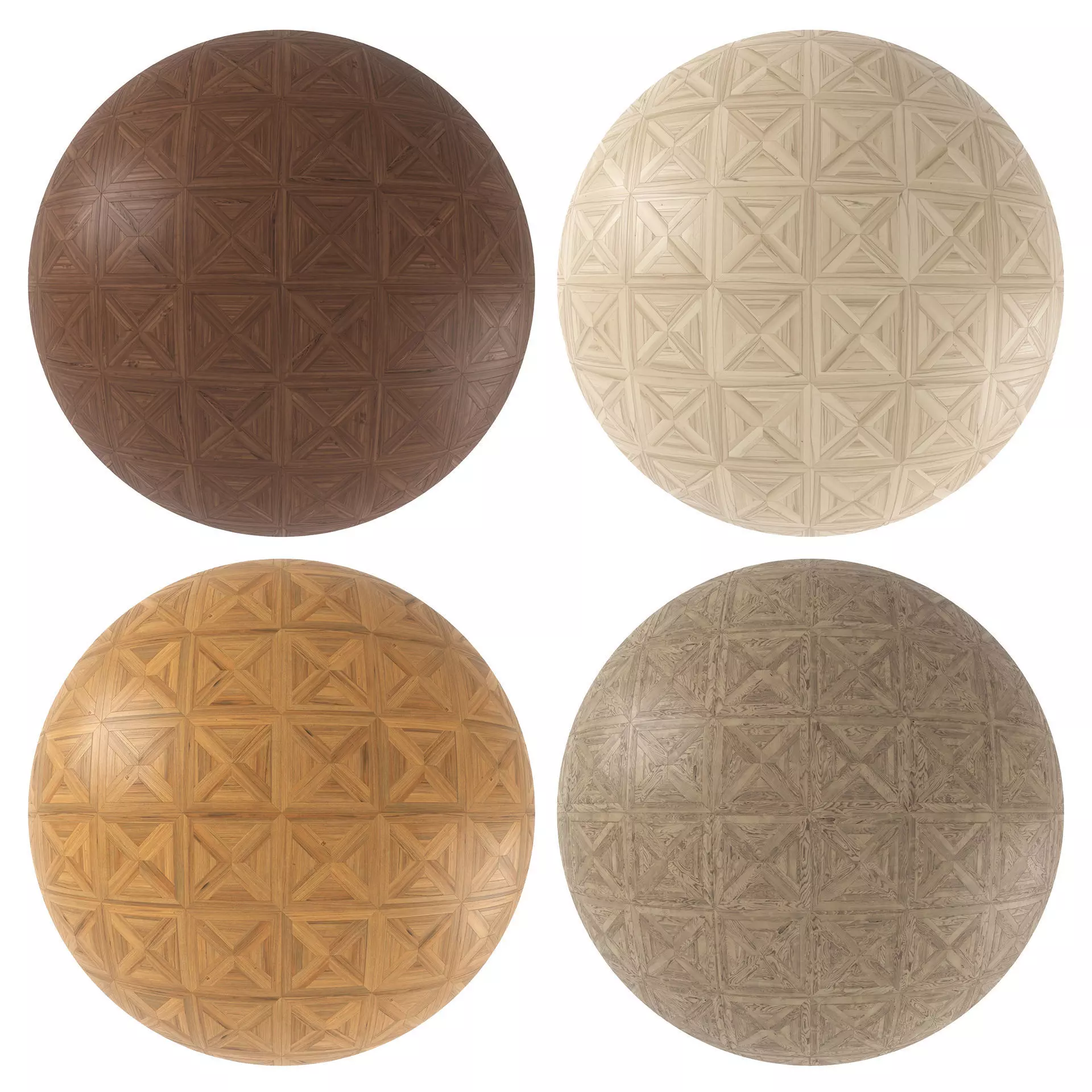 Parquet - Laminate - Wooden floor 4 in 1 3D model_0