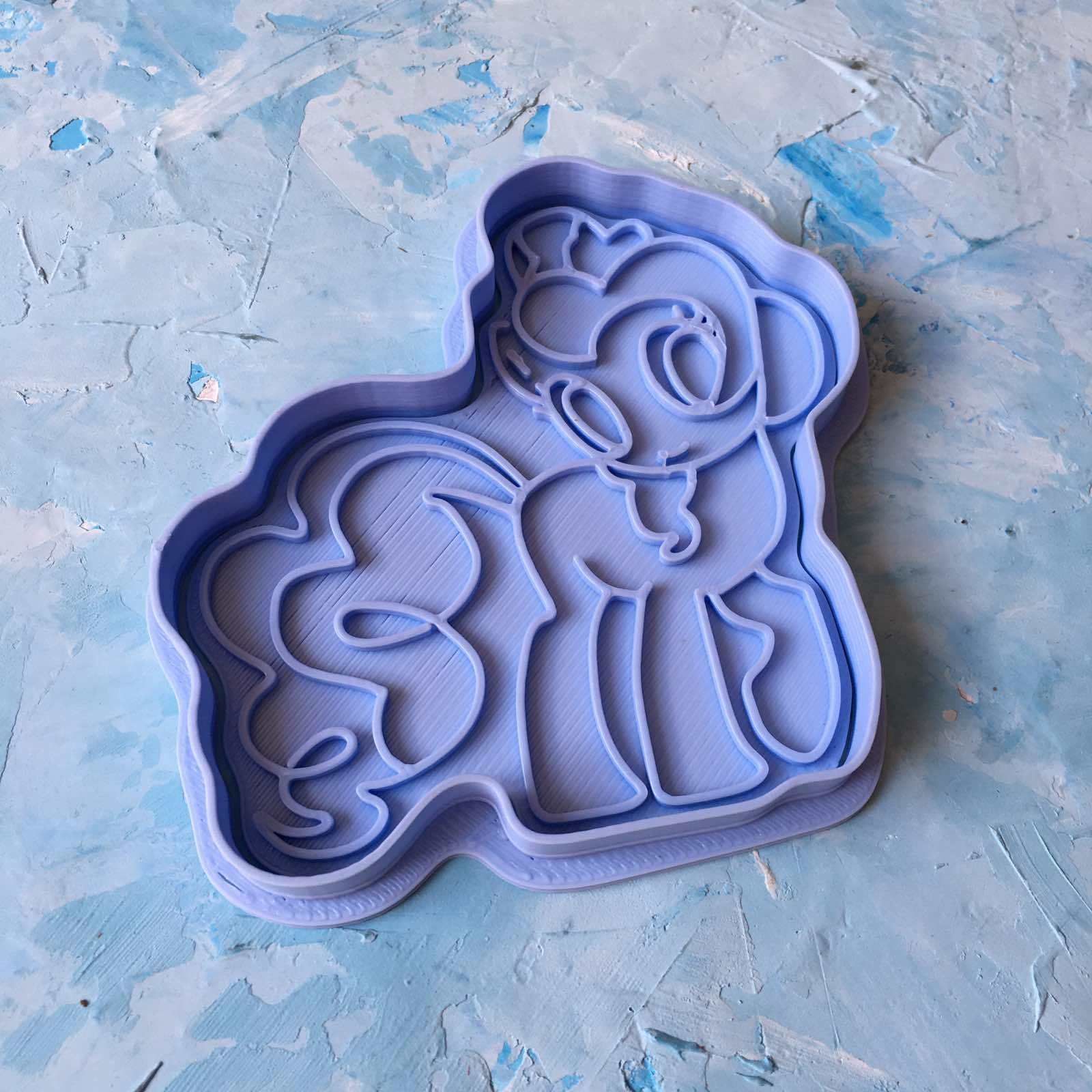 Unicorn Cookie Cutter 3D print model_3