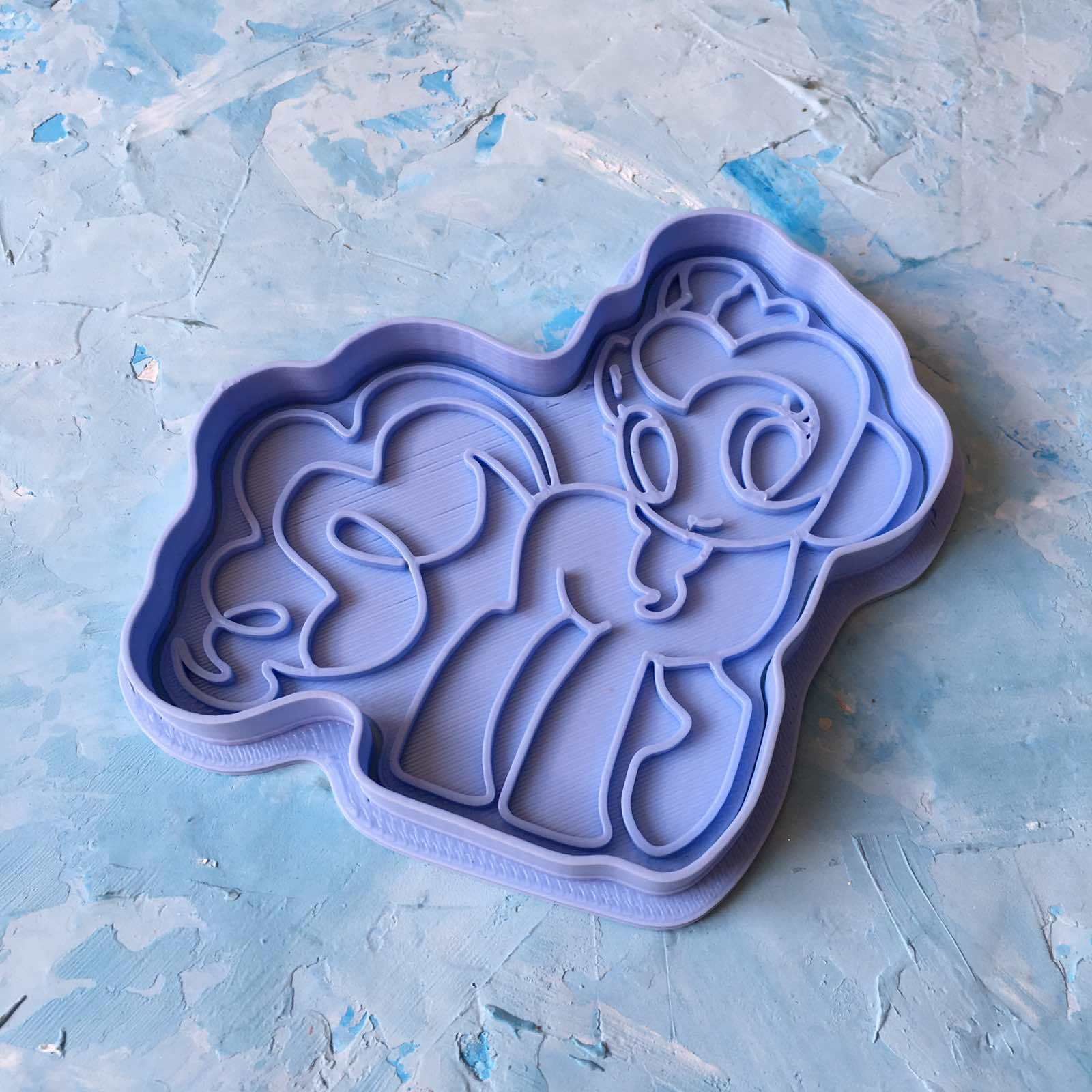 Unicorn Cookie Cutter 3D print model_2
