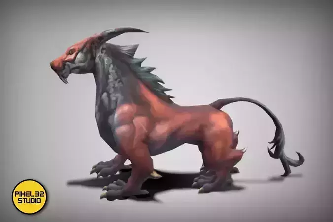 Dungeon Fantasy Monster - Hell wolf 1