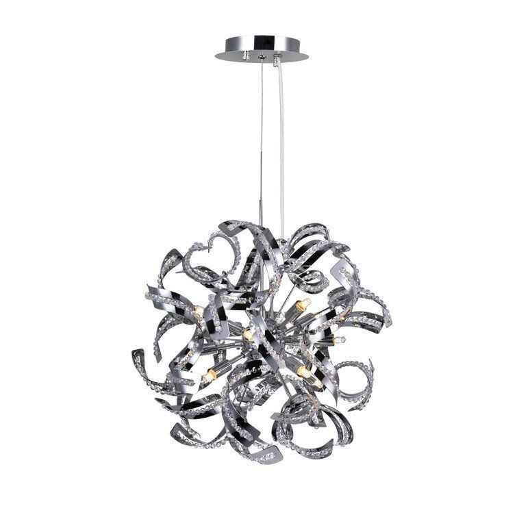 Fritz Light Sputnik Sphere Chandelier 3D model_2