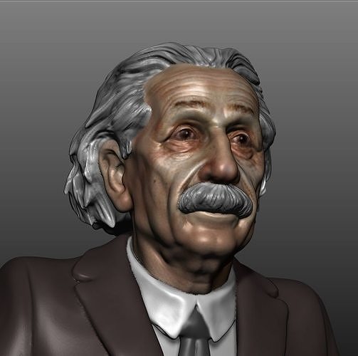 Einstein albert in chair 3D print model