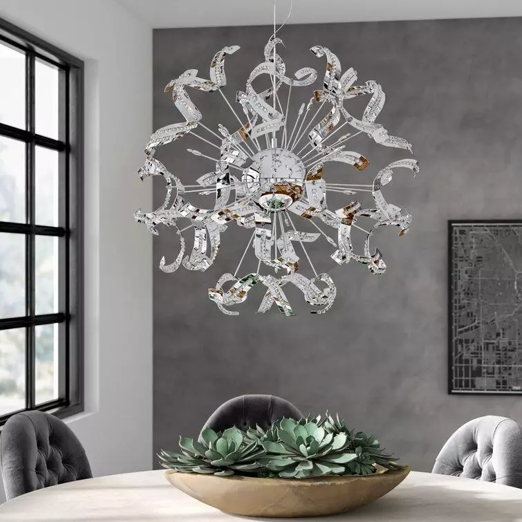 Fritz Light Unique Globe Chandelier 3D model_0