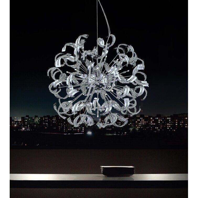 Fritz Light Unique Globe Chandelier 3D model_1