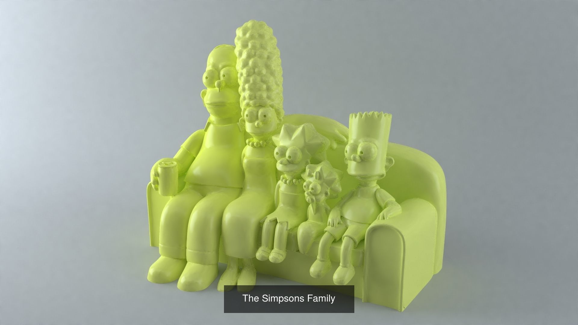 Simpsons Futurama Turtles Ninja PACK 3D Model Collection_6