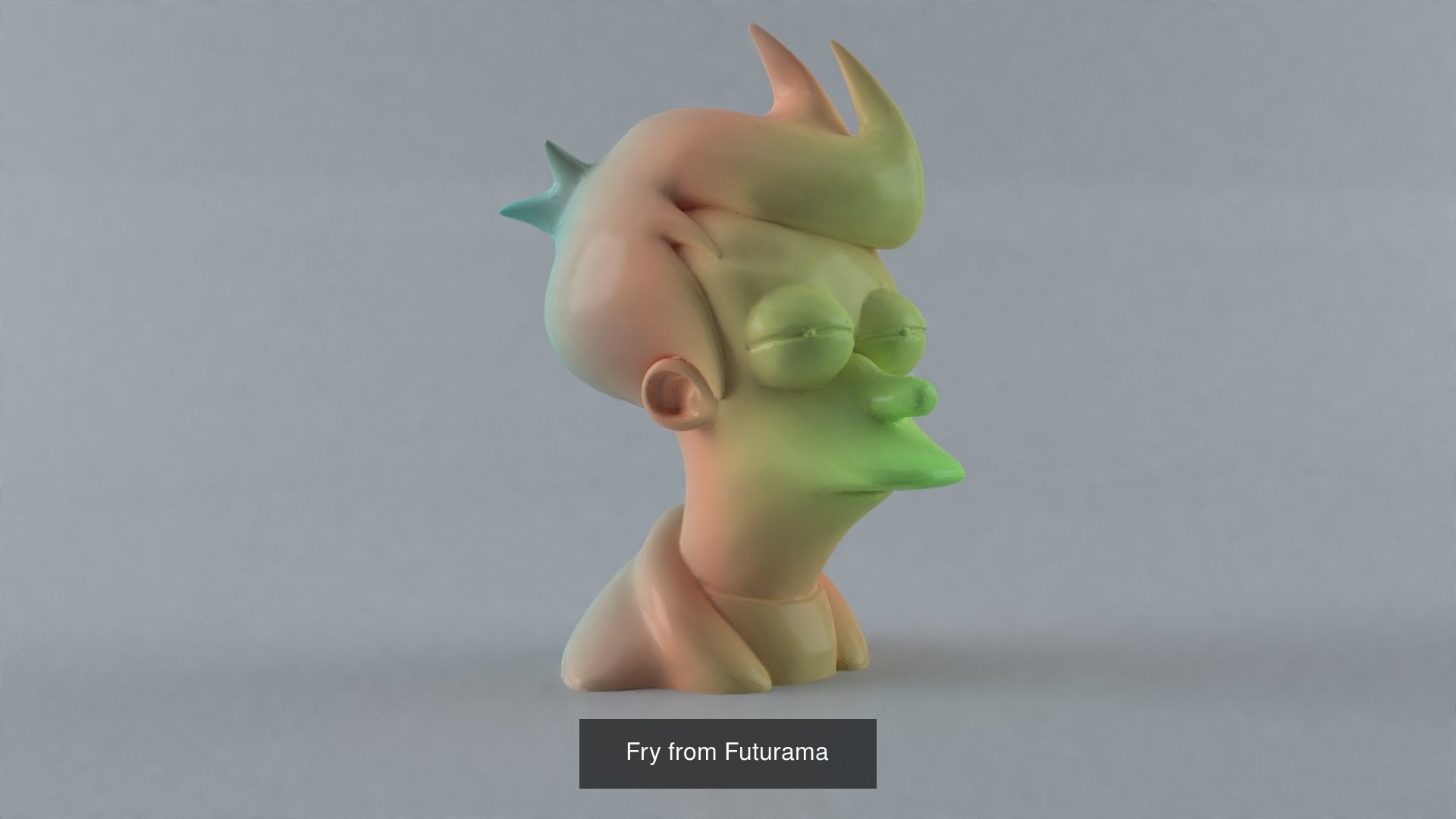 Simpsons Futurama Turtles Ninja PACK 3D Model Collection_3