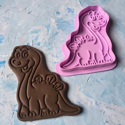 Dinosaur Cookie Cutter 3D print model