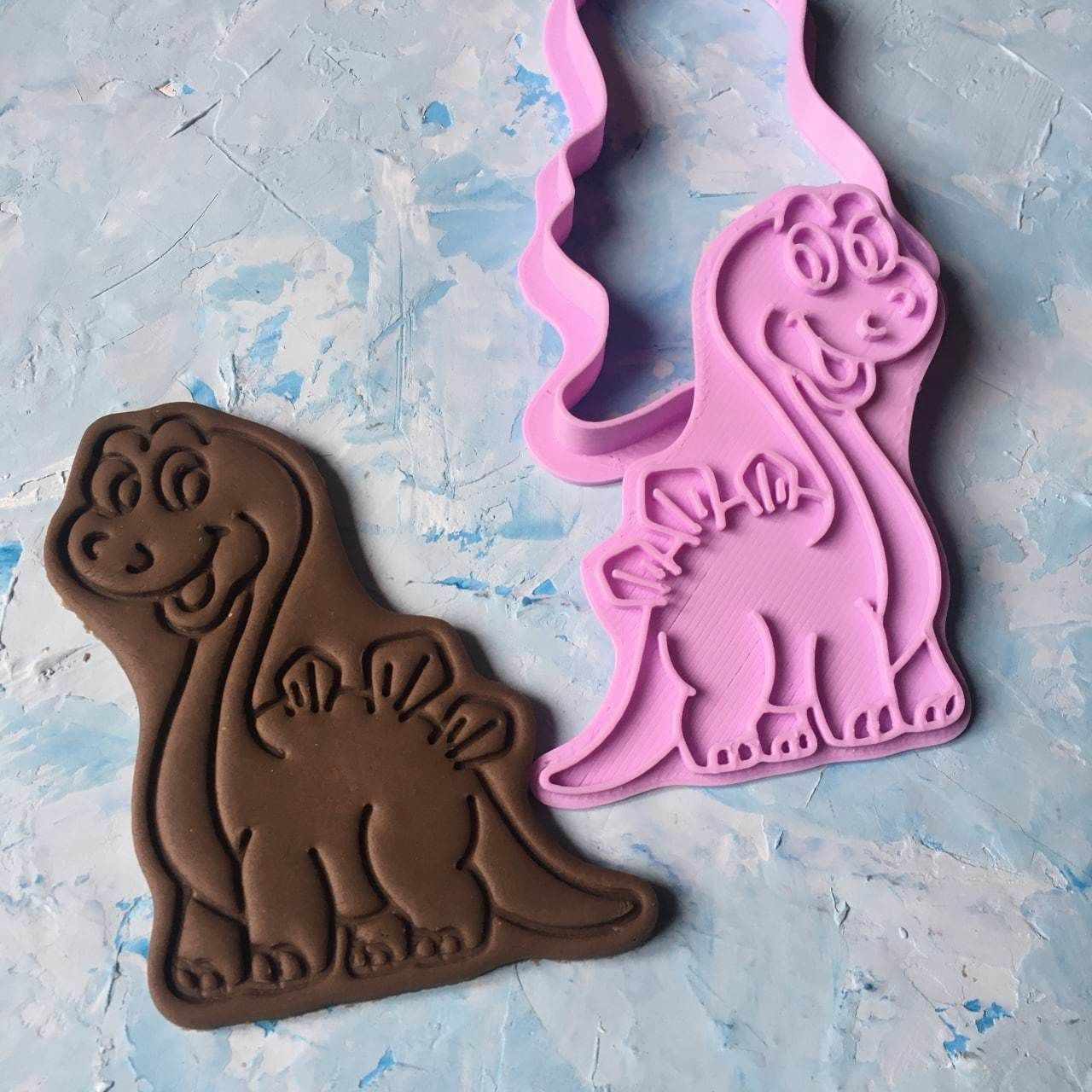 Dinosaur set Cookie Cutter 3D print model_14