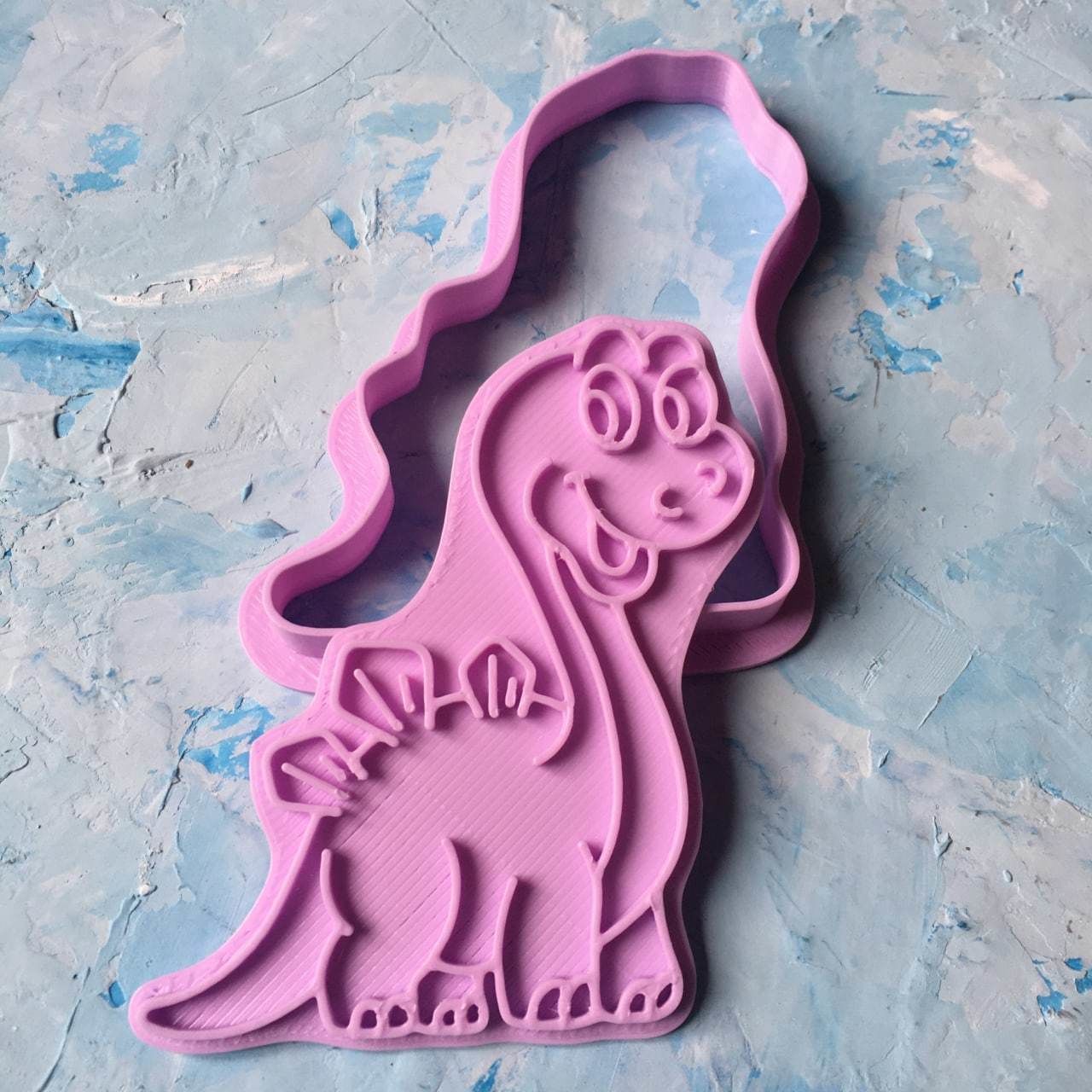 Dinosaur set Cookie Cutter 3D print model_15