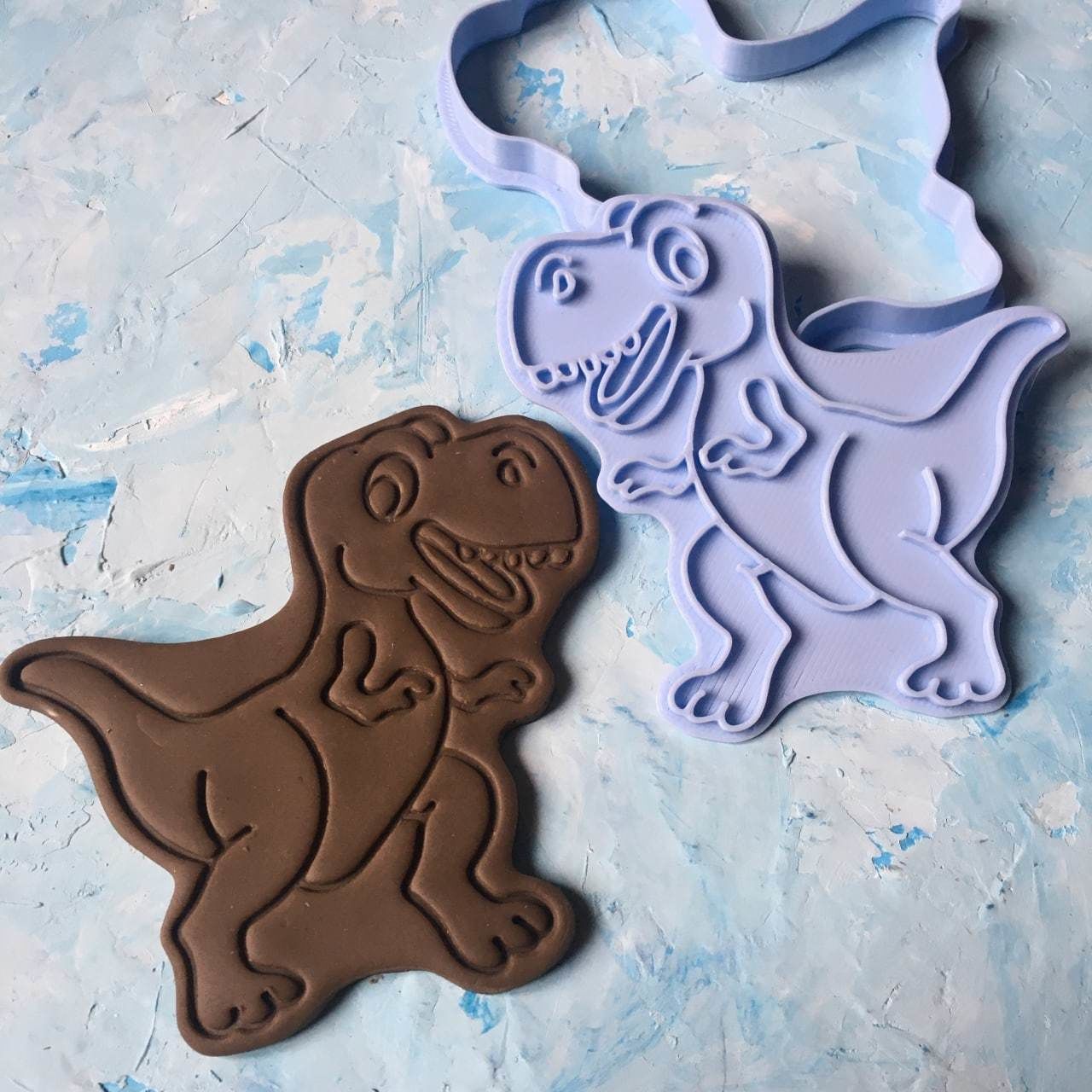 Dinosaur set Cookie Cutter 3D print model_18