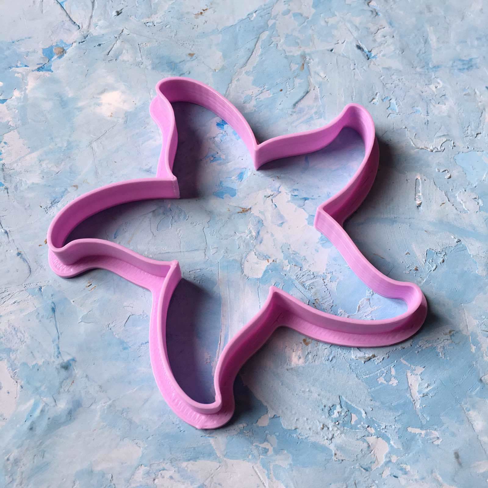 Starfish Cookie Cutter 3D print model_3