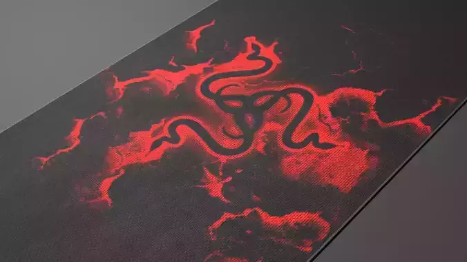 Realistic Mouse pad 3D model