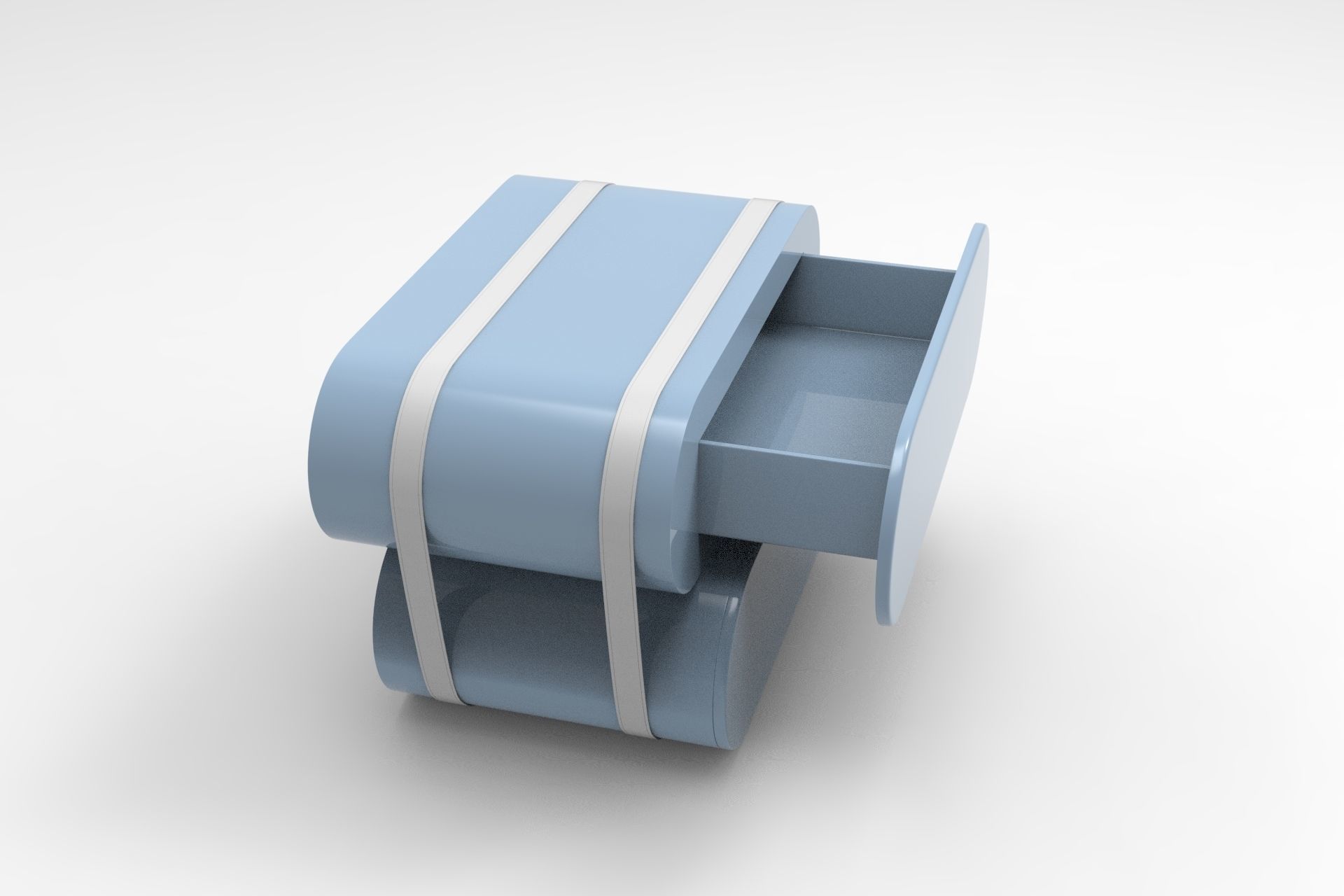 Cloud Nightstand 3D model_1