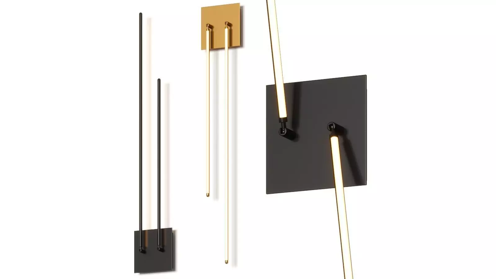 Egoluce Matita Wall Lamp 3D model_0