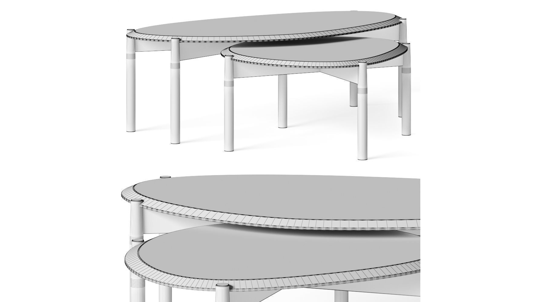 Linteloo Heath Coffee Tables 3D model_1