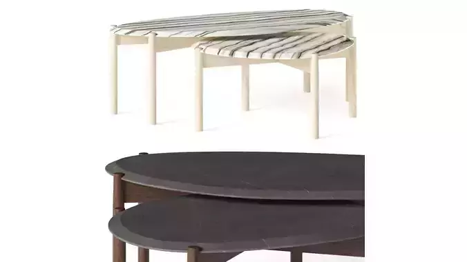Linteloo Heath Coffee Tables 3D model